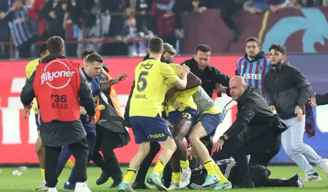 Olaylı Trabzonspor-Fenerbahçe maçının PFDK kararları açıklandı!