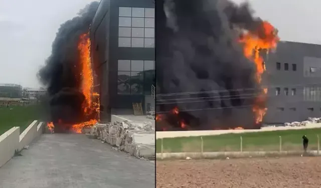 Ankara'da Fabrika Yangını Meydana Geldi