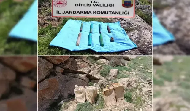 Bitlis'te Teröristlere Ait Patlayıcı Ele Geçirildi