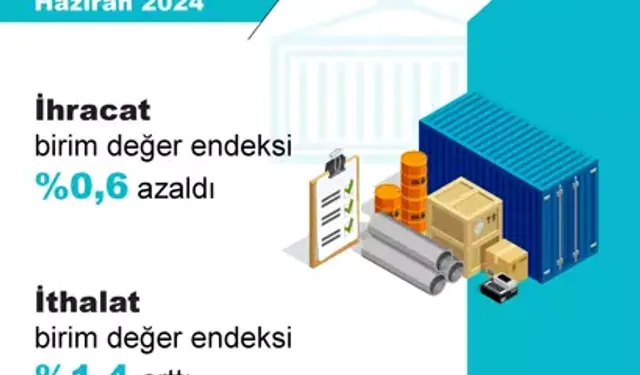 TÜİK: Dış Ticaret Haddi Haziranda 0,6 Puan Azaldı