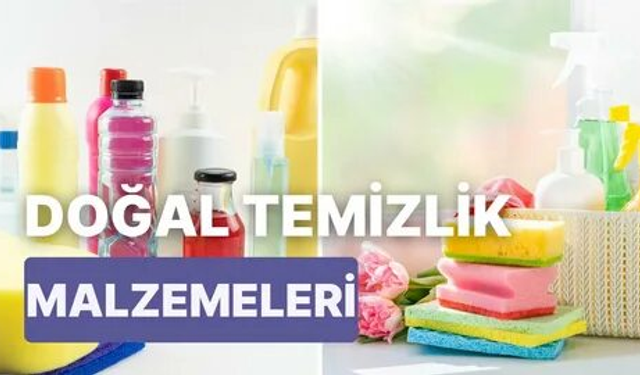 Evde Kolayca Yapılabilecek Doğal Temizlik Ürünleri