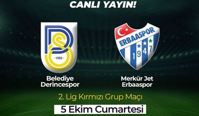 Erbaaspor'un Deplasman Maçı Canlı Yayında Verilecek