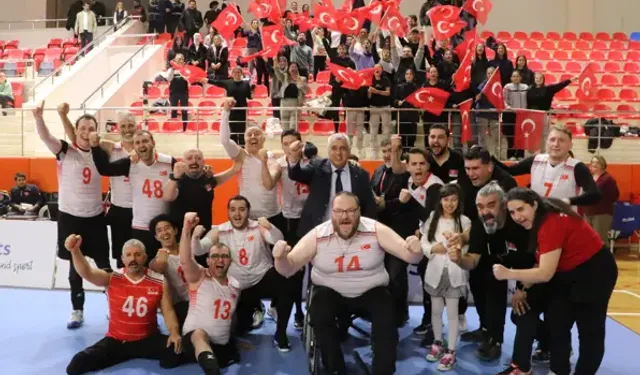 Oturarak Voleybol Erkek Milli Takımı, Avrupa Şampiyonası’nda Namağlup Şampiyon Oldu