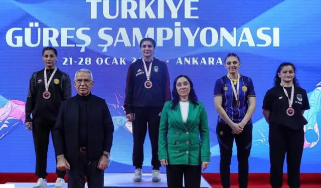 Tokatlı Güreşçi Nesrin Baş Türkiye Şampiyonu Oldu!