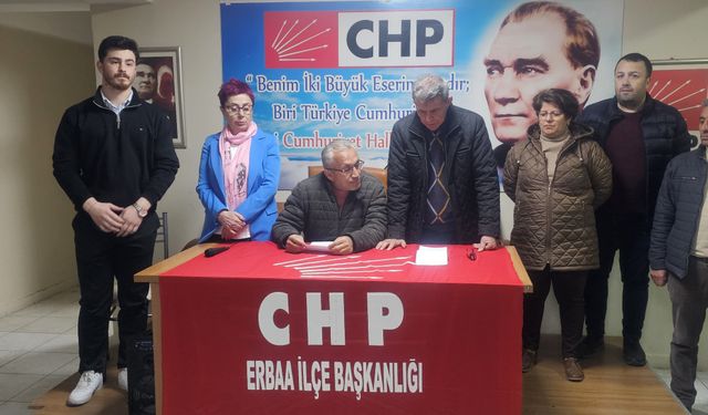 CHP Erbaa Teşkilatı’ndan Sert Tepki: "İmamoğlu’na Yapılan Darbe Girişimidir!"