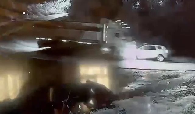 Tokat’ta Kamyon ile Otomobil Çarpıştı: Kaza Anı Kamerada