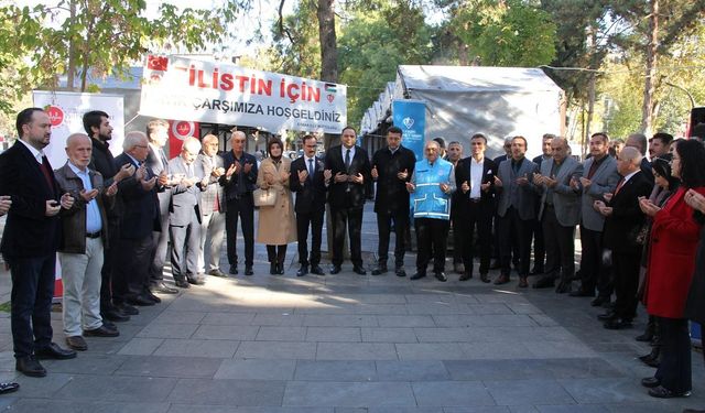 Erbaa’da Filistin Halkı Yararına Hayır Çarşısı Açıldı