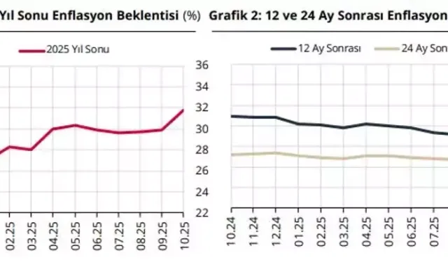 TCMB Ekim Anketi: Yıl Sonu Enflasyon Beklentisi Yükseldi