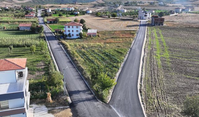 Eski Tokat Yolu’nda Asfalt Çalışmaları Tamamlandı
