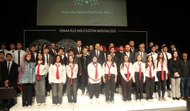 Erbaa’da 24 Kasım Öğretmenler Günü Kutlandı