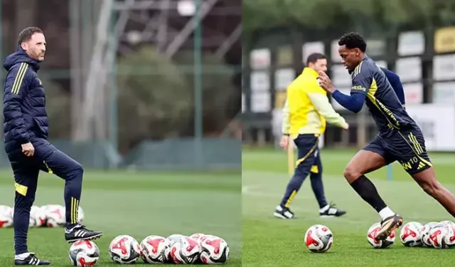 Fenerbahçe Çift Antrenmanla Gününü Tamamladı