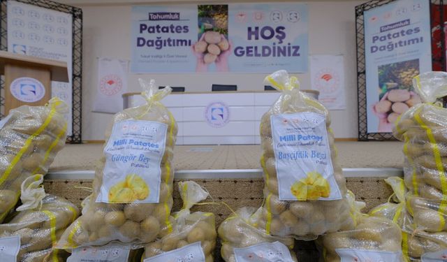Tokat’ta Yerli Patates Hamlesi: Tohumlar Çiftçiye Dağıtıldı