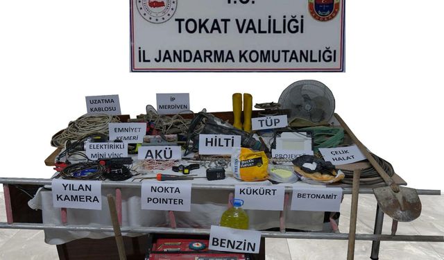 Tokat’ta Kaçak Kazı Operasyonu: 3 Şüpheli Gözaltında