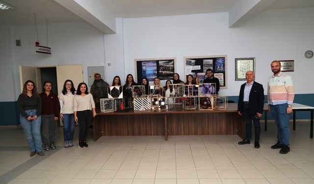 Mimarlık Fakültesinde Temel Tasarım Sergisi Açıldı