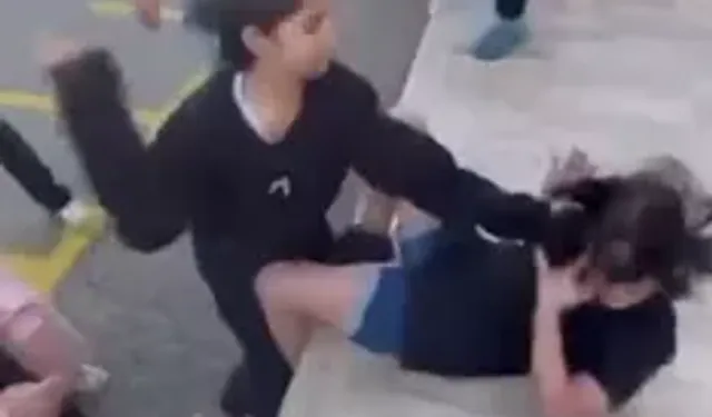 Serik’te Kız Öğrenciye Akran Şiddeti Kamerada