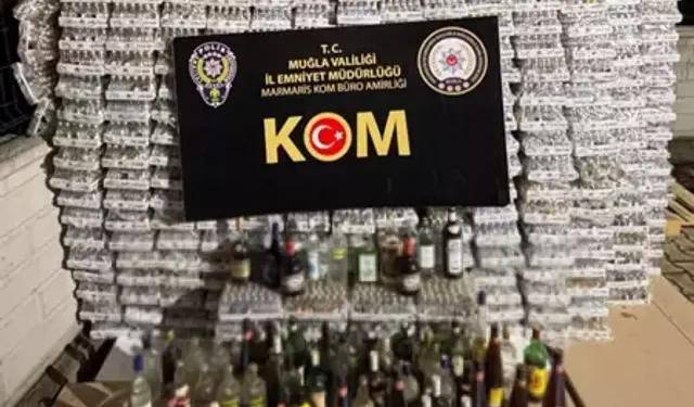 Otel Deposunda 104 Bin Şişe Kaçak İçki Ele Geçirildi