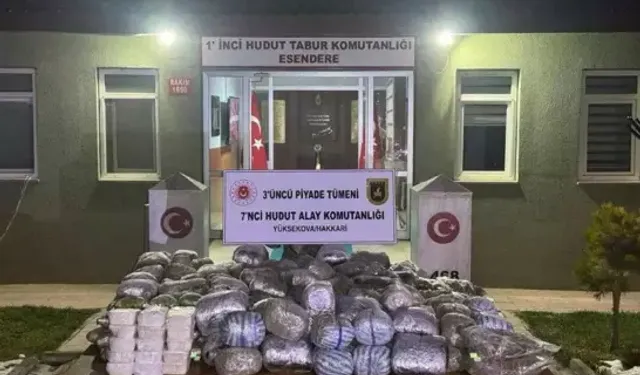 Hakkari’de 259 Kilo Uyuşturucu Ele Geçirildi