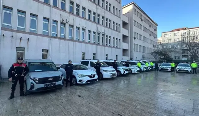 Keşan Emniyet Müdürlüğü’ne 10 Yeni Araç Teslim Edildi