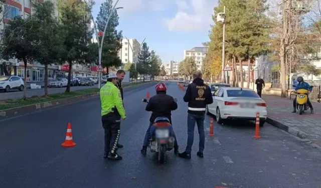 Mardin’de Motosiklet Denetimi: 85 Ceza