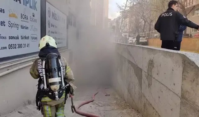 Matbaa Atölyesinde Yangın Çıktı, Hasar Oluştu