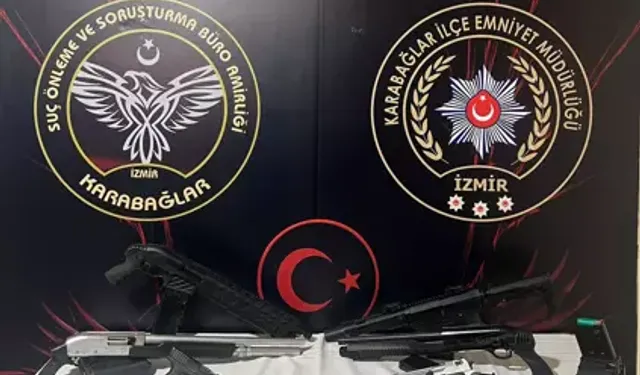 İzmir’de 3 Eve Silah ve Uyuşturucu Baskını