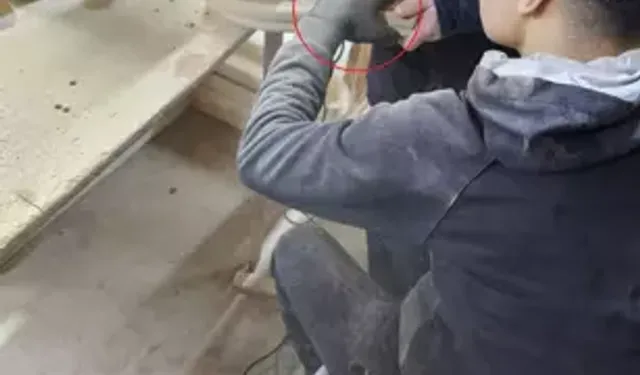 Mobilya Fabrikasında Çivi Kazası: Genç İşçi Yaralandı