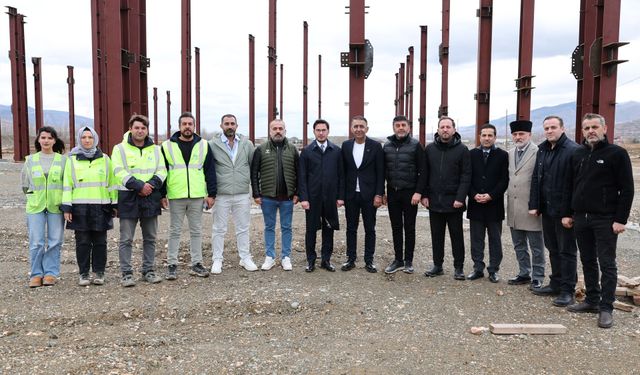 Tokat’ta Yeni Yeşil Küçük Sanayi Sitesi Hızla Yükseliyor