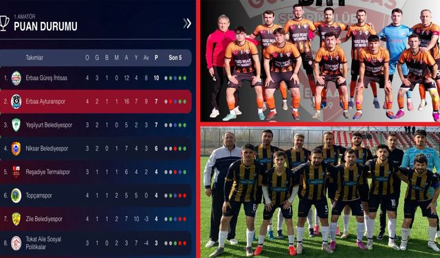 Erbaa’nın İki Takımı Zirvede: Güreş İhtisasspor Lider, Ayturanspor Takipte