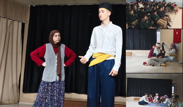 Erbaa’da Tiyatroya Gönül Veren Öğrenciler Sahneye Çıktı