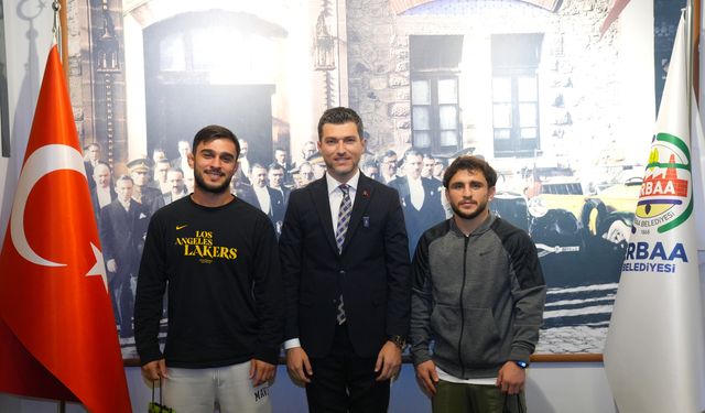 Erbaalı Milli Güreşçilerden Başkan Karagöl’e Ziyaret: Başarıları Gurur Veriyor