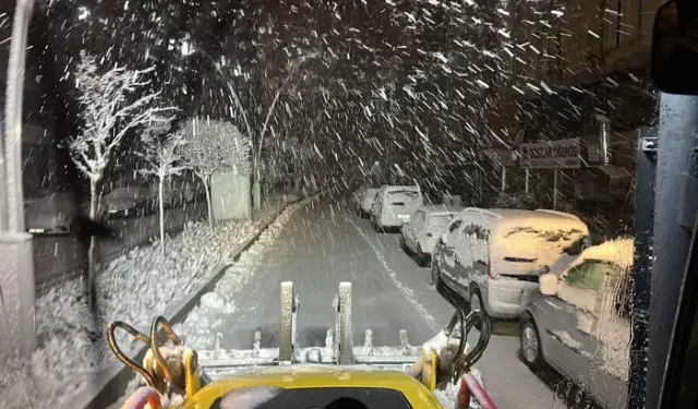 Mardin’de Kar Yağışı Hayatı Etkiledi