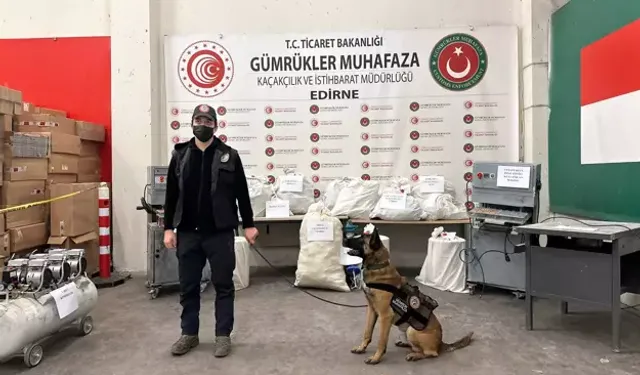 Edirne’de 117 Kilo Uyuşturucu Ele Geçirildi