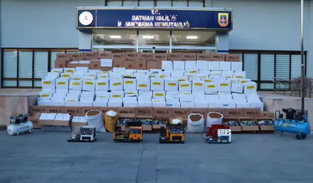 Batman’da Kaçak Sigara Üretimine Büyük Darbe