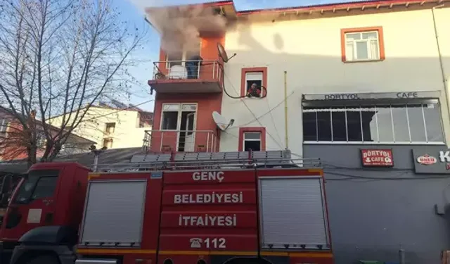 Dernek Binasında Çıkan Yangın Kısa Sürede Söndürüldü