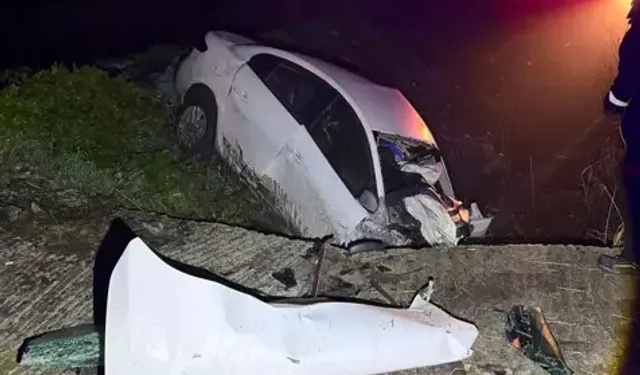 İpsala’da Otomobil Şarampole Devrildi: 2 Ölü