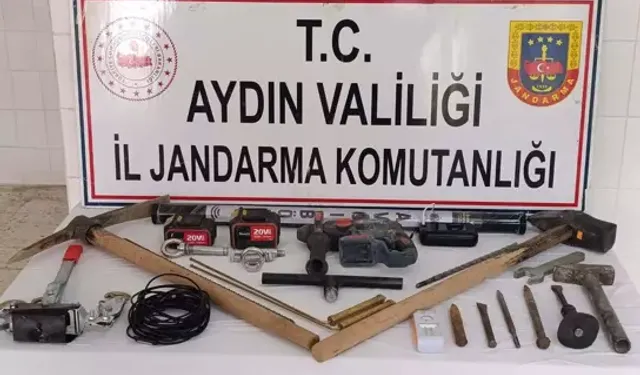 Çine’de Kaçak Kazı Yapan 3 Kişi Suçüstü Yakalandı