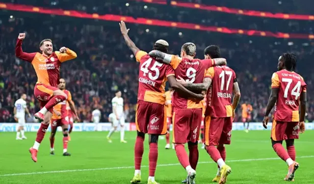 Galatasaray Sahasında Farklı Kazandı: 5-1