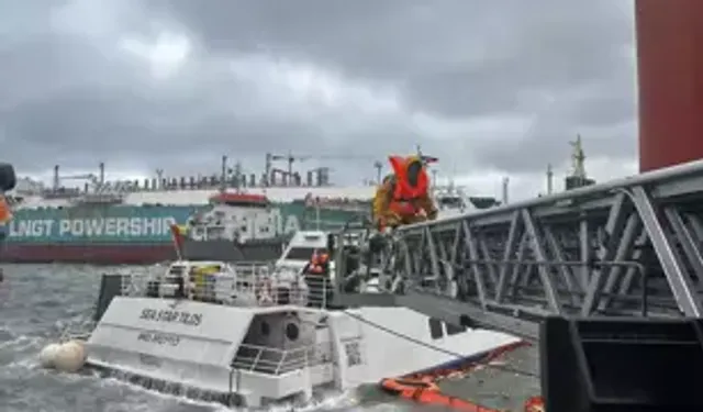 Altınova Tersanesinde 6 Personel Fırtınada Mahsur Kaldı