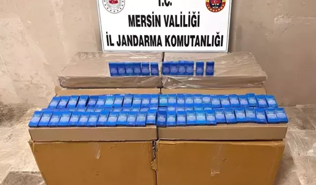 Mersin’de 10 Bin Paket Kaçak Sigara Ele Geçirildi
