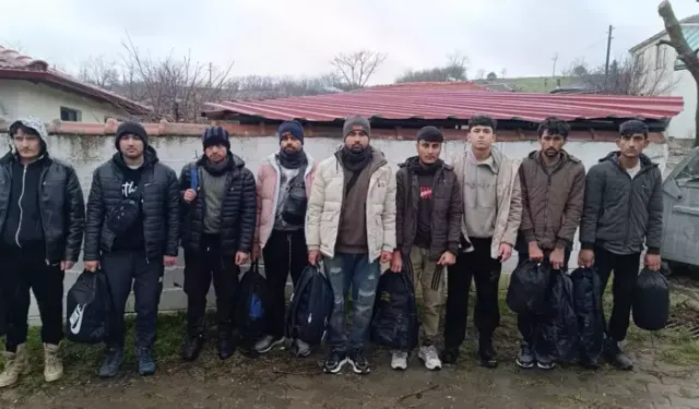 Uzunköprü’de 9 Düzensiz Göçmen Yakalandı