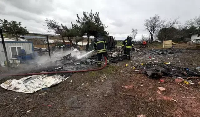 Çorlu’da Çiftlik Yangını Kontrol Altına Alındı