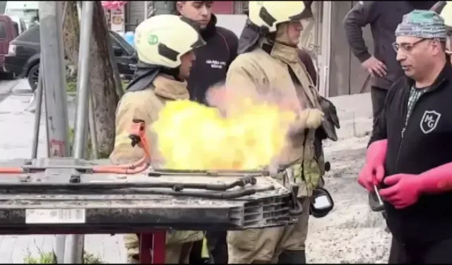 Sarıyer’de Elektrikli Araç Bataryası Patladı