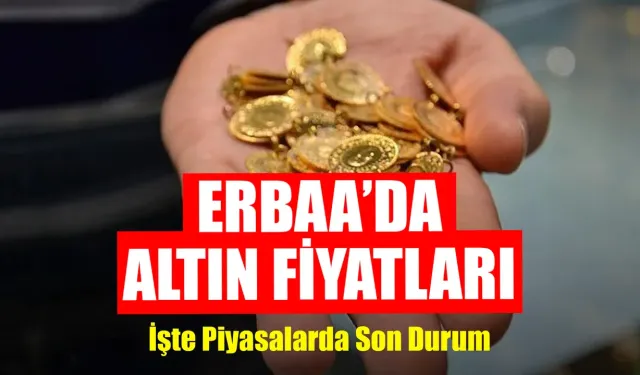 Altında Bir Haftalık "Düşüş" Dönemi: Geri Çekilme Sürecek mi? Erbaa Piyasasında Son Durum!