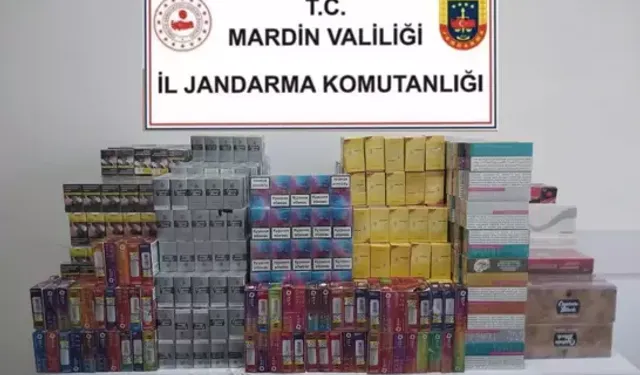 Mardin’de Kaçak Sigara Operasyonu: 1 Gözaltı