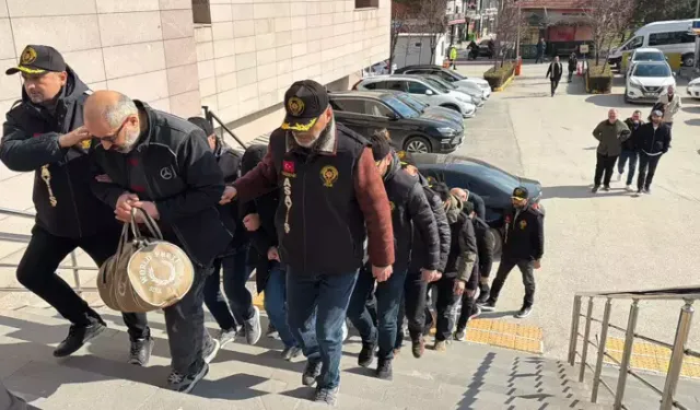 Eskişehir’de Oto Hırsızlığı Operasyonu: 11 Gözaltı