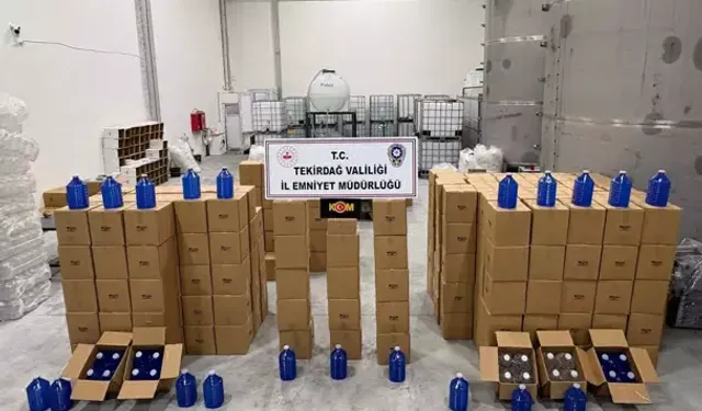 Ergene’de 17 Bin Litre Kaçak Etil Alkol Ele Geçirildi
