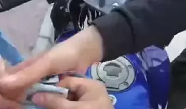 Ankara’da Motokurye Yol Ortasında Gasp Edildi