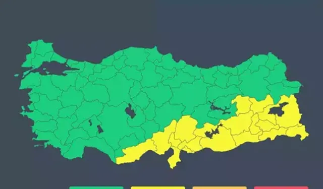 İçişleri Bakanlığı’ndan Sağanak ve Fırtına Uyarısı