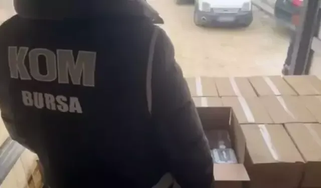 Bursa’da Sahte Alkol Operasyonu: 4 Kişi Tutuklandı