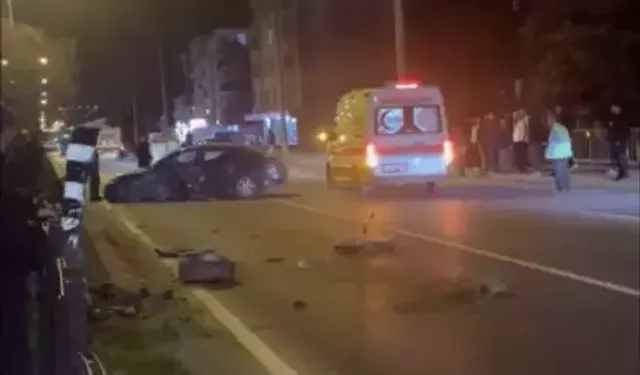 Atakum’da Kediye Çarpmamak İsterken Kaza: 2 Yaralı